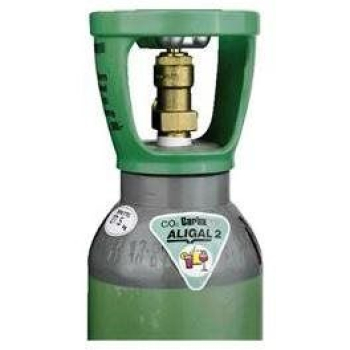 Leere Aligal Gas Flasche 1 x